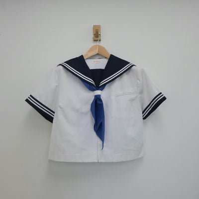 【中古】千葉県 高洲中学校 女子制服 3点（セーラー服・スカート）sf017291