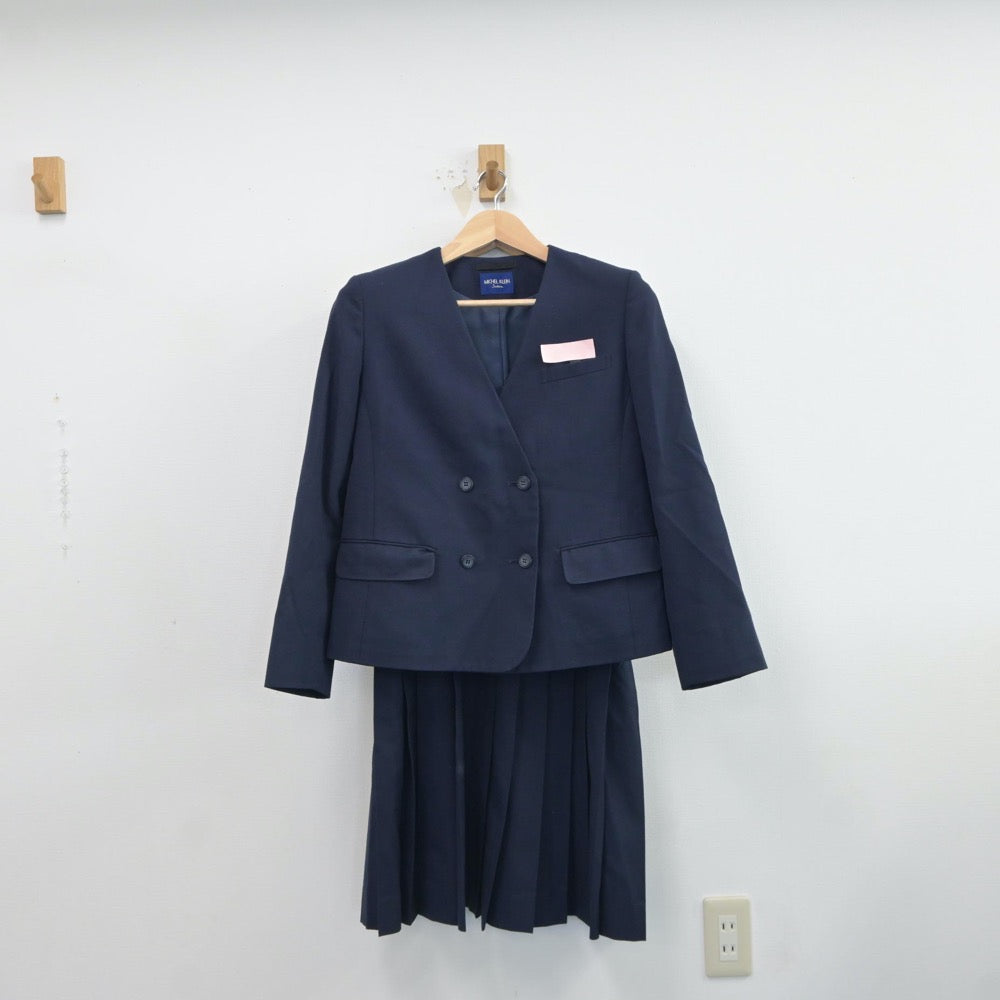 【中古】福岡県 田原中学校 女子制服 2点（ブレザー・ジャンパースカート）sf017328