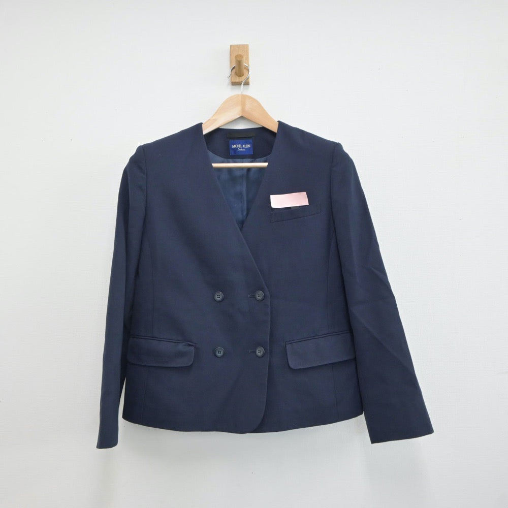 【中古】福岡県 田原中学校 女子制服 2点（ブレザー・ジャンパースカート）sf017328