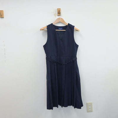 【中古】福岡県 田原中学校 女子制服 2点（ブレザー・ジャンパースカート）sf017328