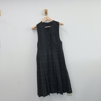 【中古】佐賀県 佐賀女子短期大学付属佐賀女子高等学校 女子制服 3点（シャツ・シャツ・ジャンパースカート）sf017331