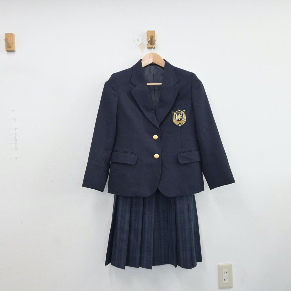 【中古】東京都 東村山第六中学校 女子制服 3点（ブレザー・スカート）sf017335