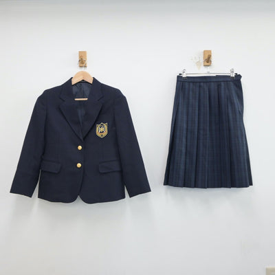 【中古】東京都 東村山第六中学校 女子制服 3点（ブレザー・スカート）sf017335