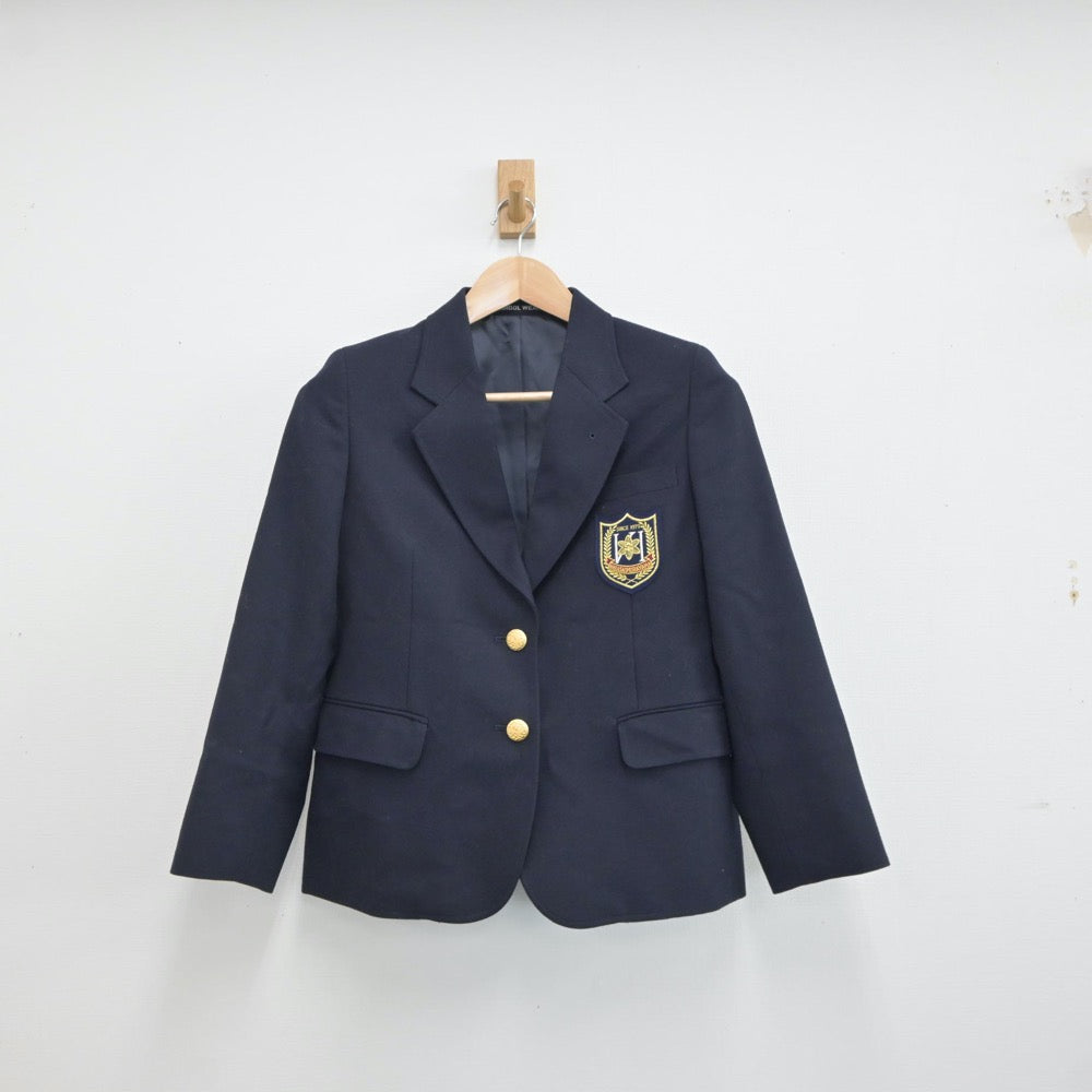 【中古】東京都 東村山第六中学校 女子制服 3点（ブレザー・スカート）sf017335