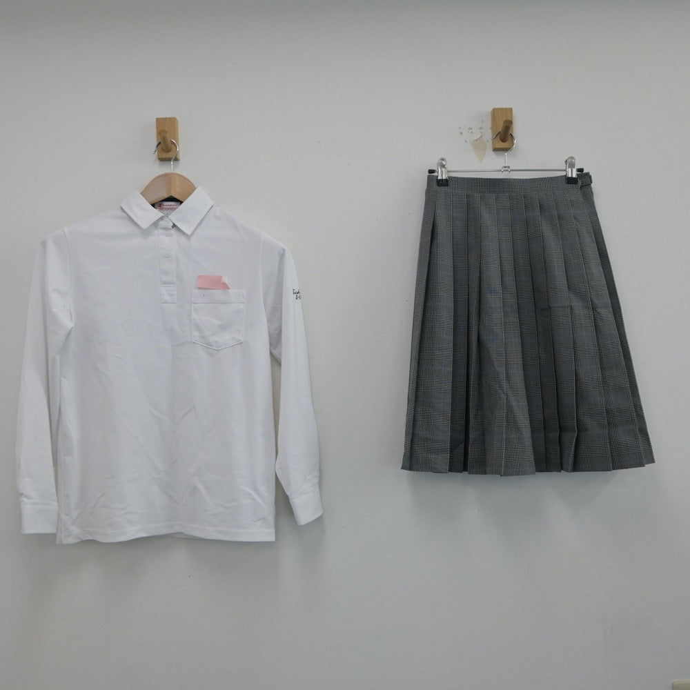 【中古】大阪府 大正北中学校 女子制服 3点（ブレザー・シャツ・スカート）sf017345