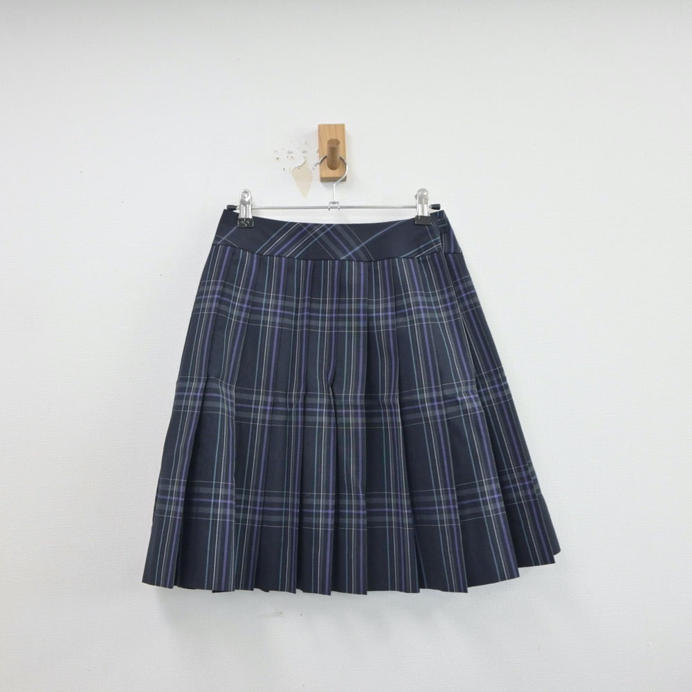 【中古】神奈川県 幸高等学校 女子制服 2点（シャツ・スカート）sf017346