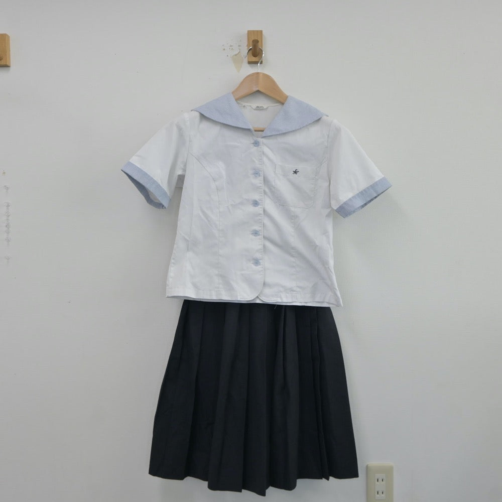 【中古】熊本県 尚絅高等学校 女子制服 3点（シャツ・シャツ・スカート）sf017349