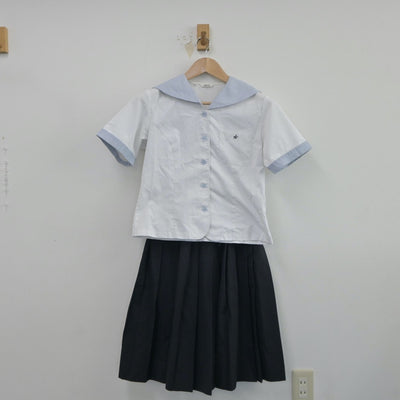 【中古】熊本県 尚絅高等学校 女子制服 3点（シャツ・シャツ・スカート）sf017349