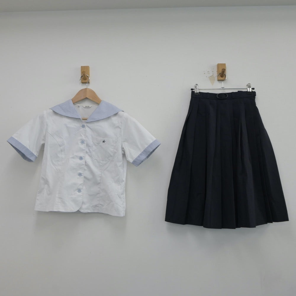 【中古】熊本県 尚絅高等学校 女子制服 3点（シャツ・シャツ・スカート）sf017349