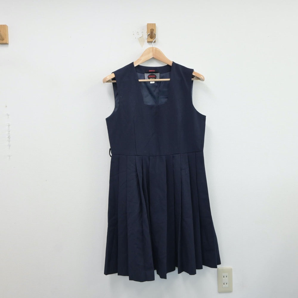 【中古】神奈川県 南中学校 女子制服 2点（ブレザー・ジャンパースカート）sf017351