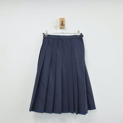 【中古】徳島県 小松島西高等学校 女子制服 3点（シャツ・ベスト・スカート）sf017361