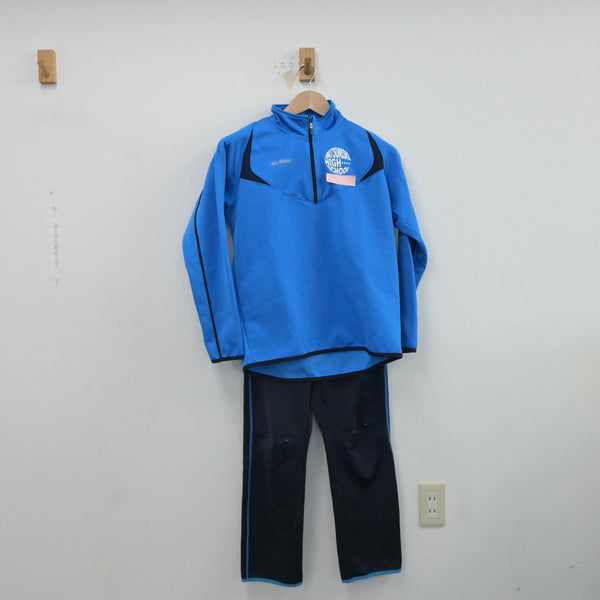 【中古】徳島県 小松島西高等学校 女子制服 2点（ジャージ 上・ジャージ 下）sf017363