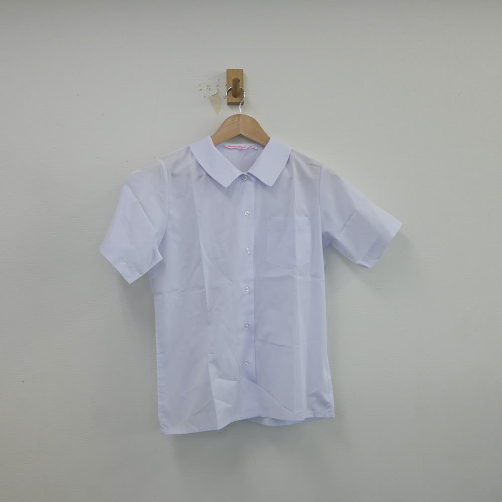 【中古】東京都 奥戸中学校 女子制服 2点（シャツ・ジャンパースカート）sf017365