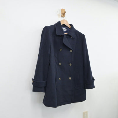 【中古】岡山県 倉敷中央高等学校 女子制服 1点（コート）sf017369