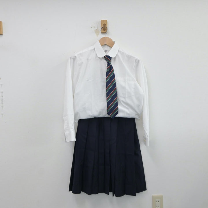 中古制服】岡山県 倉敷中央高等学校 女子制服 6点（ブレザー・シャツ・ベスト・ニット・スカート）sf017370【リサイクル学生服】 |  中古制服通販パレイド