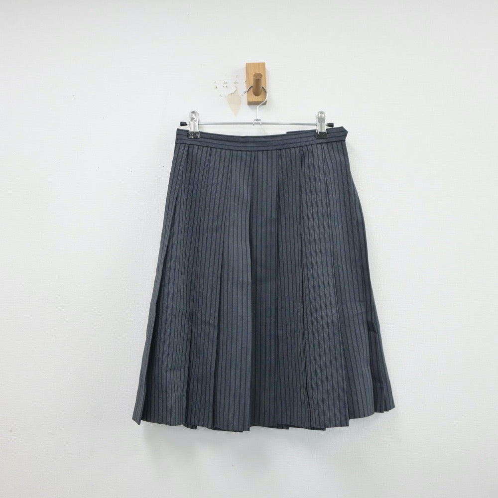 【中古】岡山県 倉敷中央高等学校 女子制服 5点（シャツ・ニットベスト・スカート）sf017371