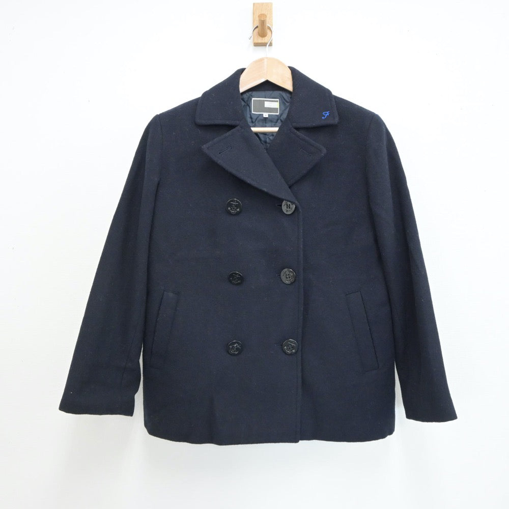 【中古】福岡県 福岡女子高等学校 女子制服 1点（コート）sf017374