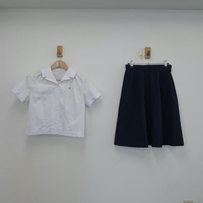 【中古】栃木県 宇都宮中央女子高等学校 女子制服 3点（シャツ・スカート）sf017378