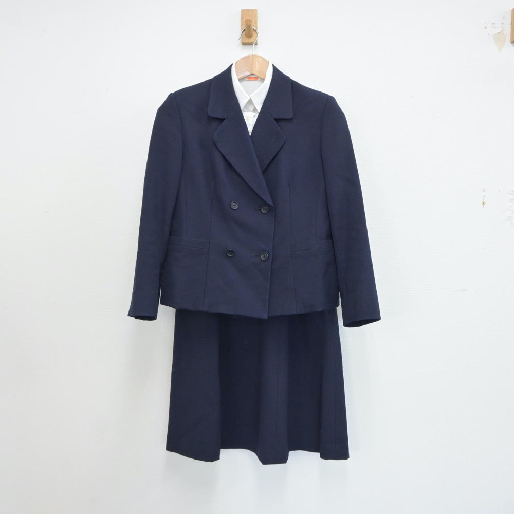 【中古】栃木県 宇都宮中央女子高等学校 女子制服 4点（ブレザー・ベスト・シャツ・スカート）sf017379