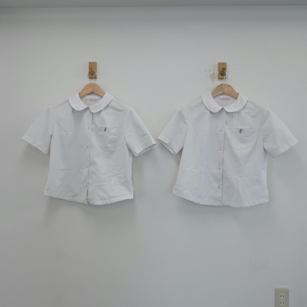 【中古】福岡県 福岡女子高等学校 女子制服 3点（シャツ・スカート）sf017382