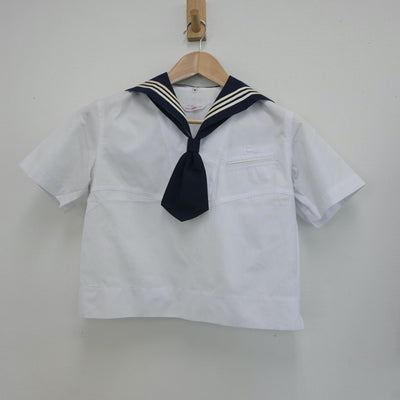 【中古】東京都 十文字高等学校 女子制服 2点（セーラー服・スカート）sf017391