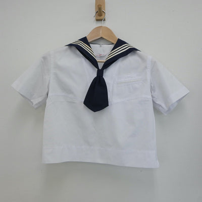 【中古】東京都 十文字高等学校 女子制服 2点（セーラー服・スカート）sf017392