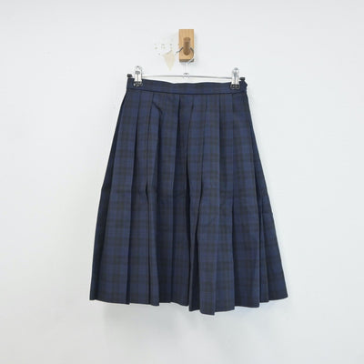 【中古】千葉県 千葉県立幕張総合高等学校 女子制服 3点（シャツ・ベスト・スカート）sf017399