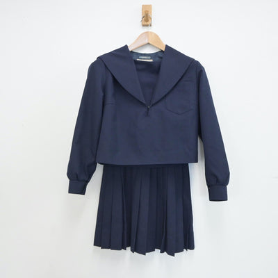 【中古】愛知県 愛知県立天白高等学校 女子制服 2点（セーラー服・スカート）sf017400