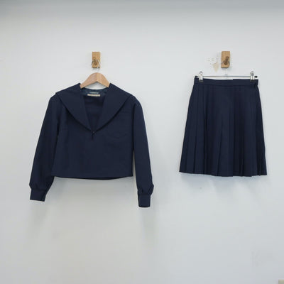 【中古】愛知県 愛知県立天白高等学校 女子制服 2点（セーラー服・スカート）sf017400