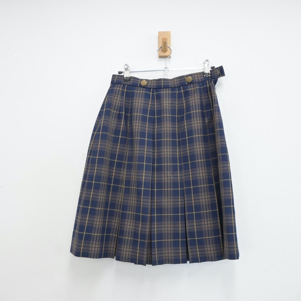 【中古】福岡県 福岡市立福岡女子高等学校 女子制服 3点（ブレザー・ニット・スカート）sf017408