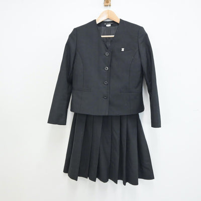 【中古】熊本県 熊本県立菊池高等学校 女子制服 4点（セーラー服・ベスト・ブレザー・スカート）sf017424