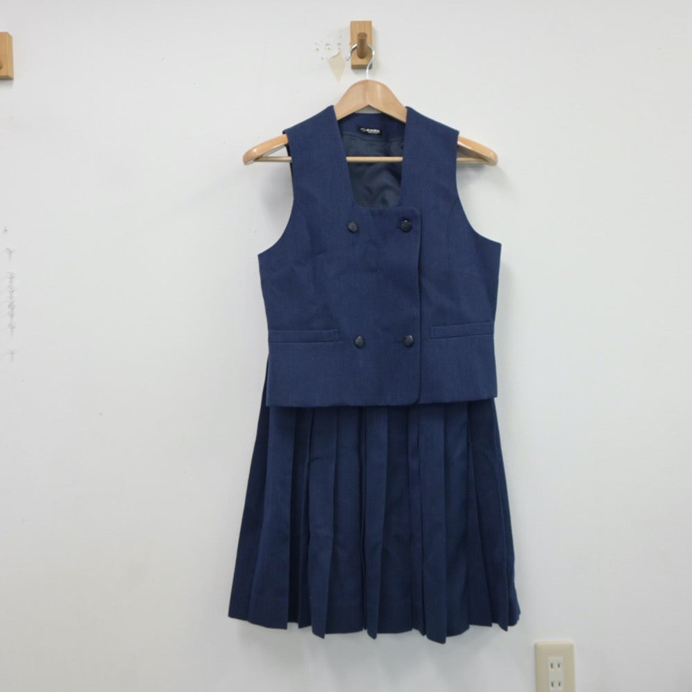 【中古】長崎県 長崎県立長崎北高等学校 女子制服 3点（ブレザー・ベスト・スカート）sf017438