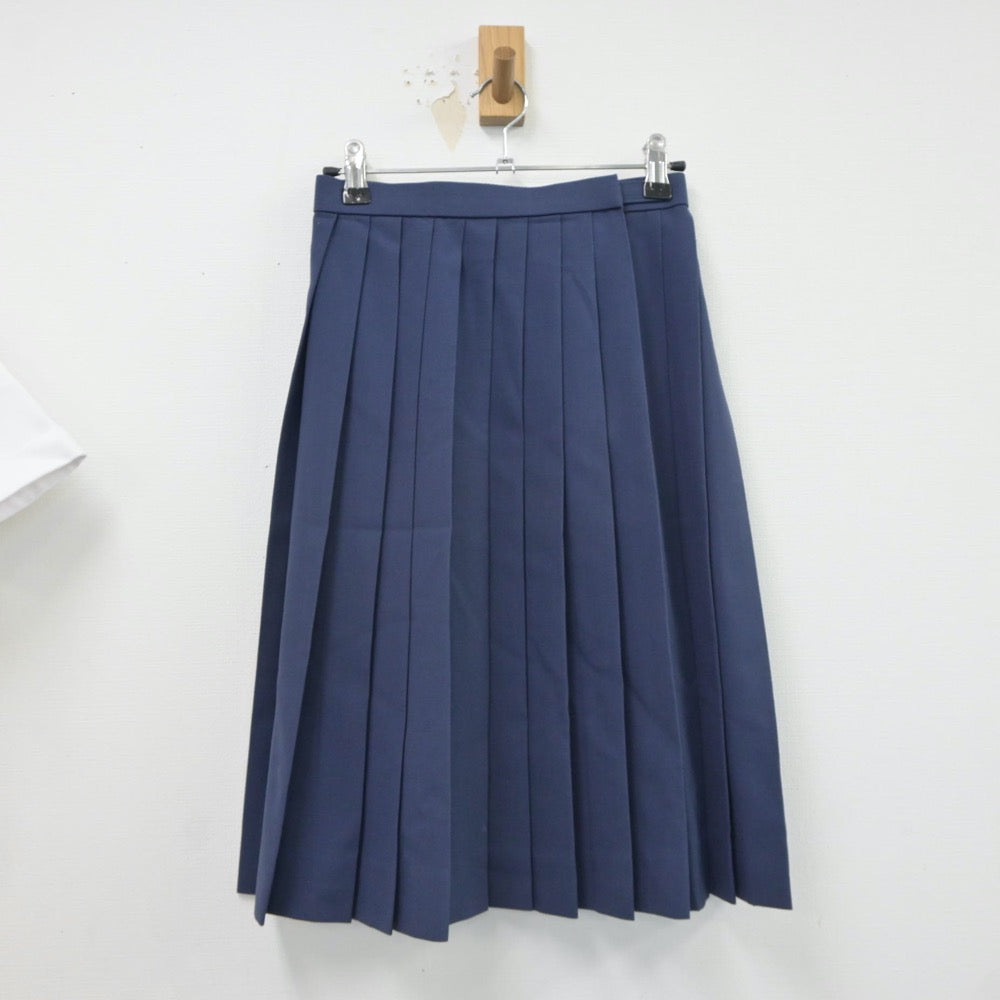 【中古】長崎県 長崎県立長崎北高等学校 女子制服 3点（シャツ・スカート）sf017439