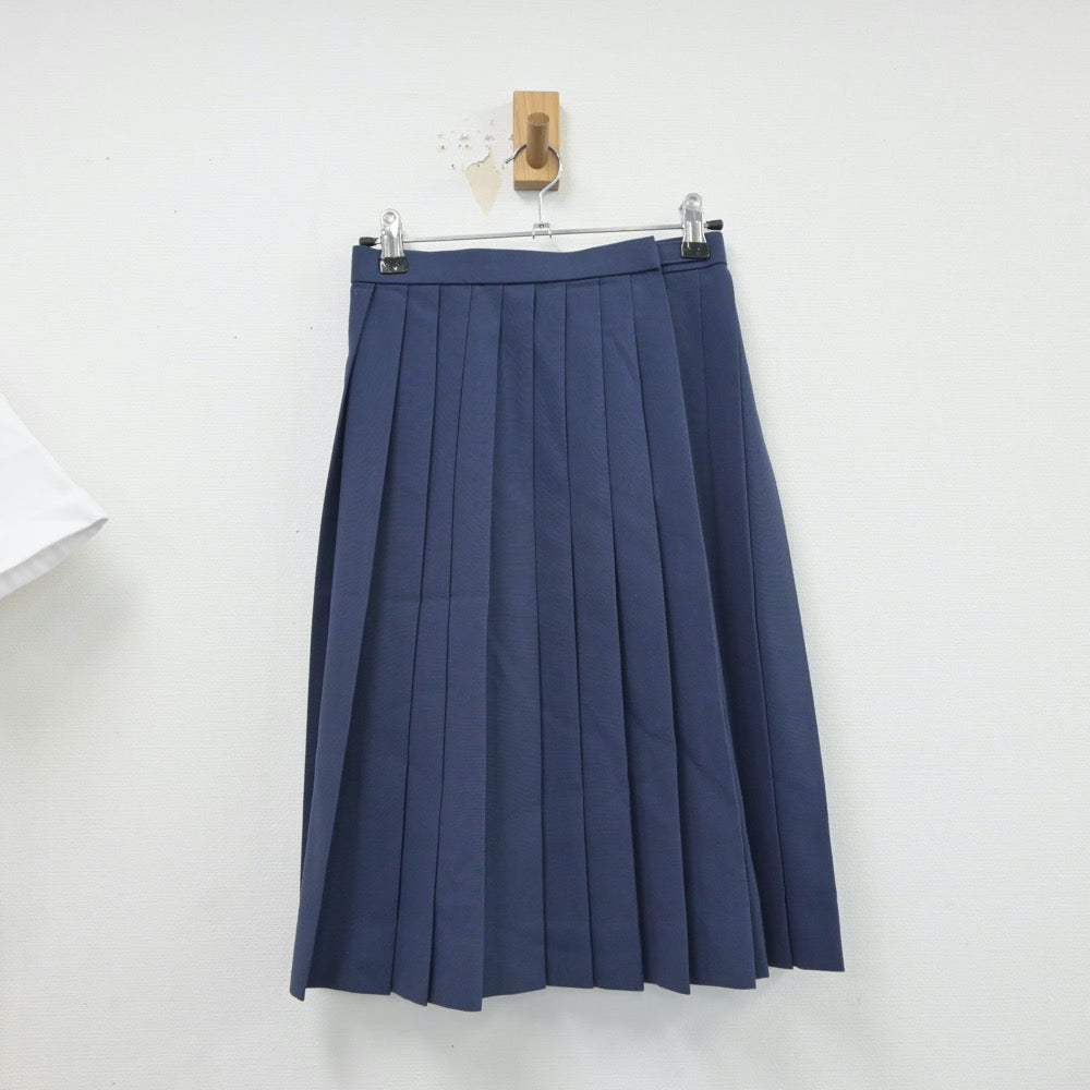 【中古】長崎県 長崎県立長崎北高等学校 女子制服 4点（シャツ・スカート）sf017440