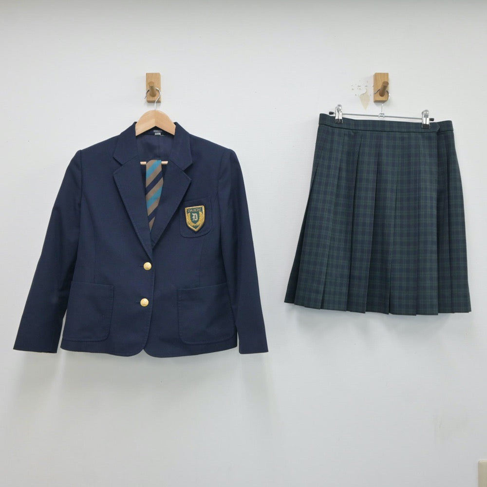 【中古】宮城県 仙台白百合高等学校 女子制服 4点（ブレザー・ベスト・スカート）sf017442