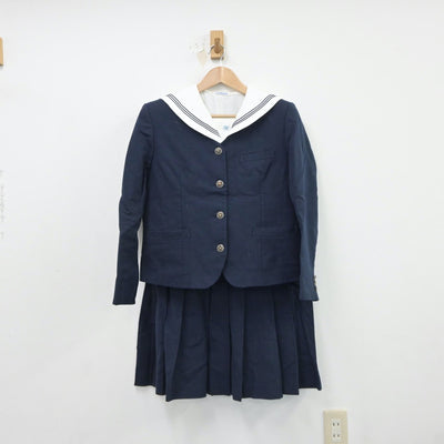 【中古】静岡県 磐田北高等学校 女子制服 4点（ブレザー・セーラー服・スカート）sf017451