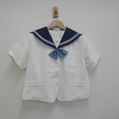 【中古】静岡県 磐田北高等学校 女子制服 4点（セーラー服・スカート）sf017452