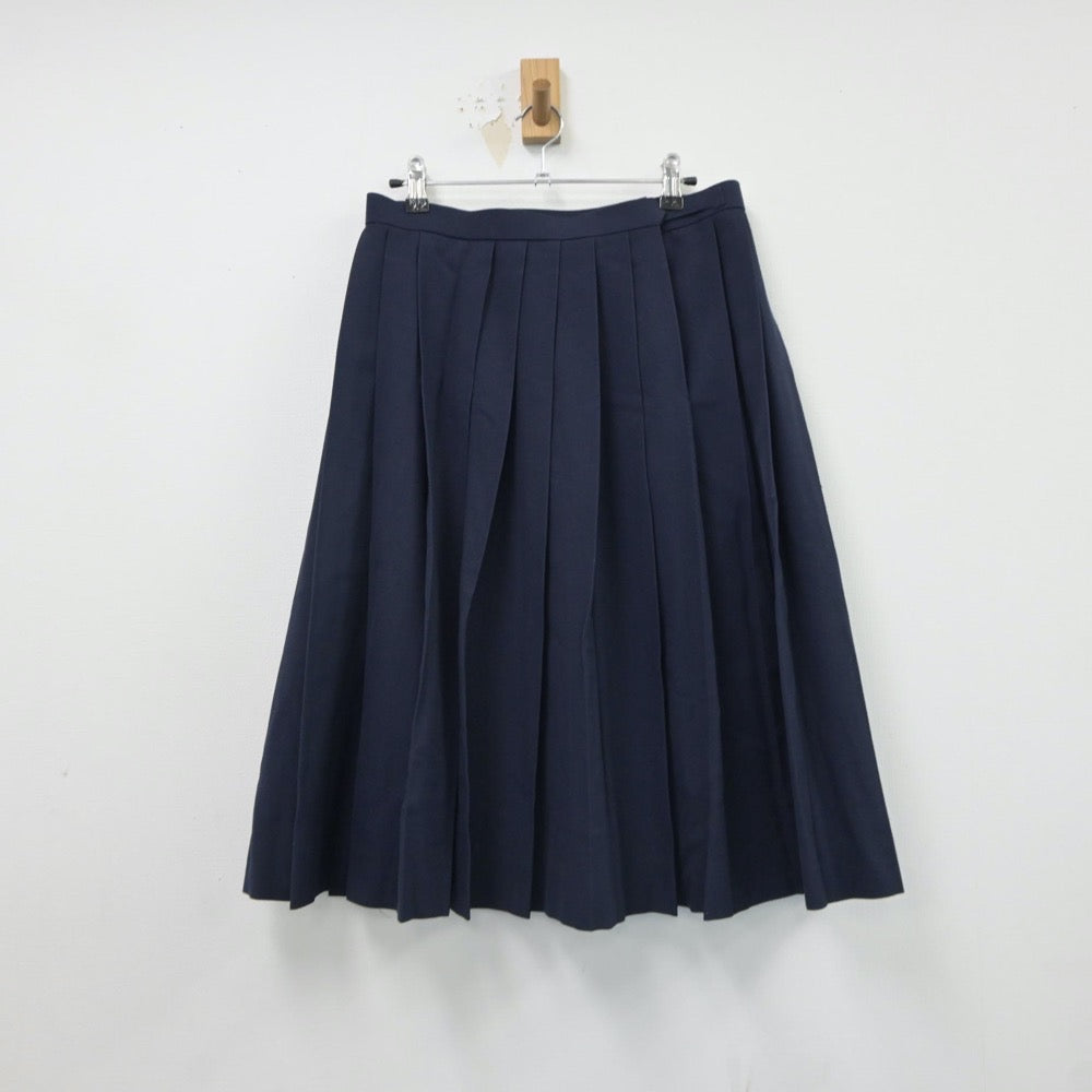 【中古】静岡県 磐田城山中学校 女子制服 2点（セーラー服・スカート）sf017456