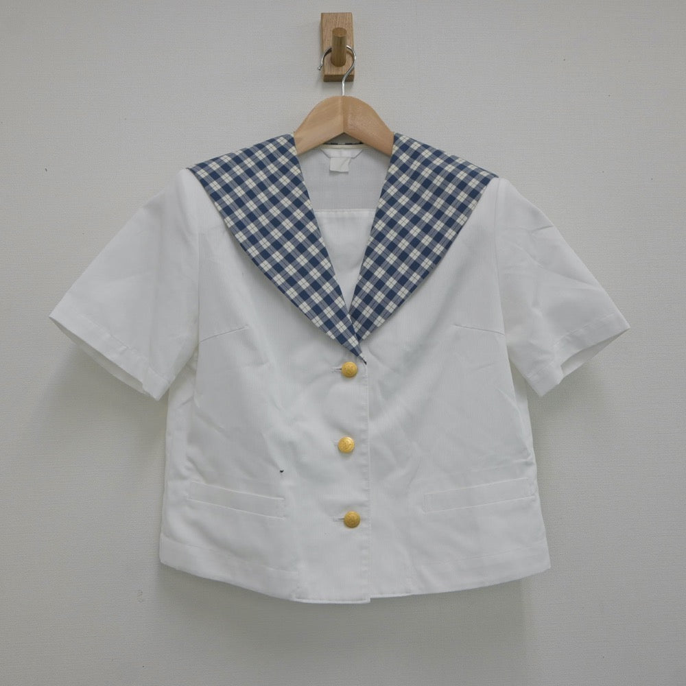 【中古】宮城県 聖和学園高等学校 女子制服 3点（セーラー服・スカート）sf017466