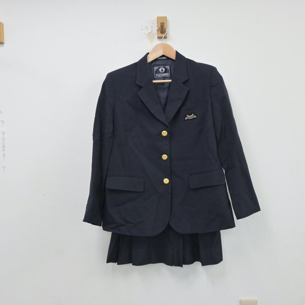 【中古】宮城県 日大桜丘高等学校 女子制服 2点（ブレザー・スカート）sf017469