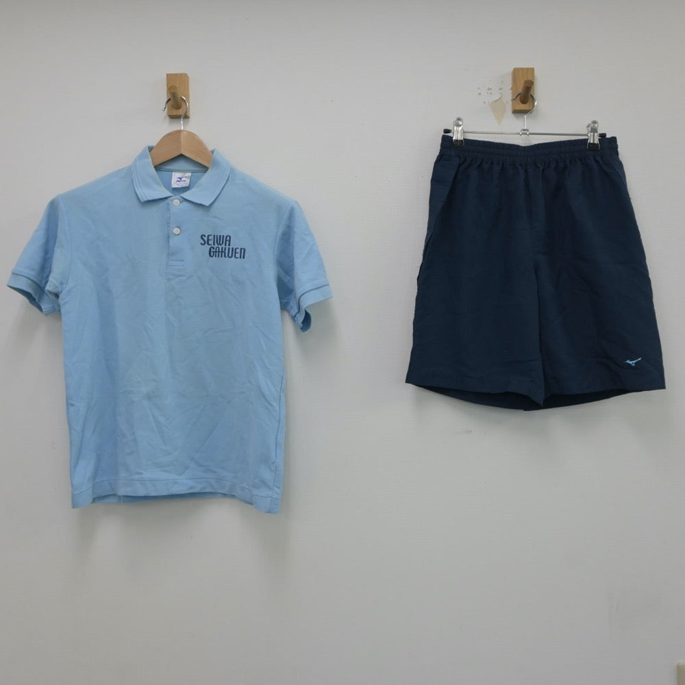 【中古】宮城県 聖和学園高等学校 女子制服 2点（体操服 上・体操服 下）sf017472