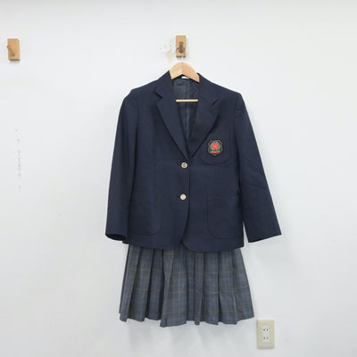 【中古】東京都 保谷中学校 女子制服 3点（ブレザー・スカート）sf017487