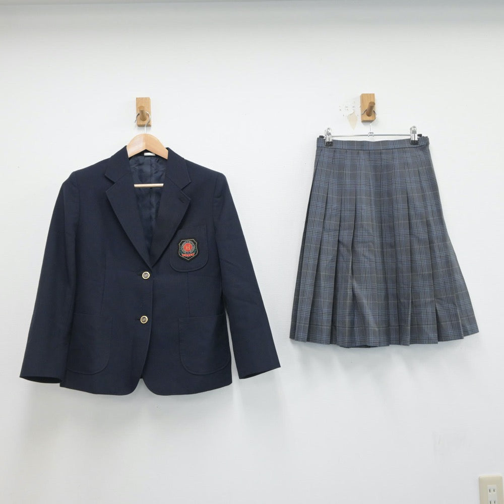 【中古】東京都 保谷中学校 女子制服 3点（ブレザー・スカート）sf017487