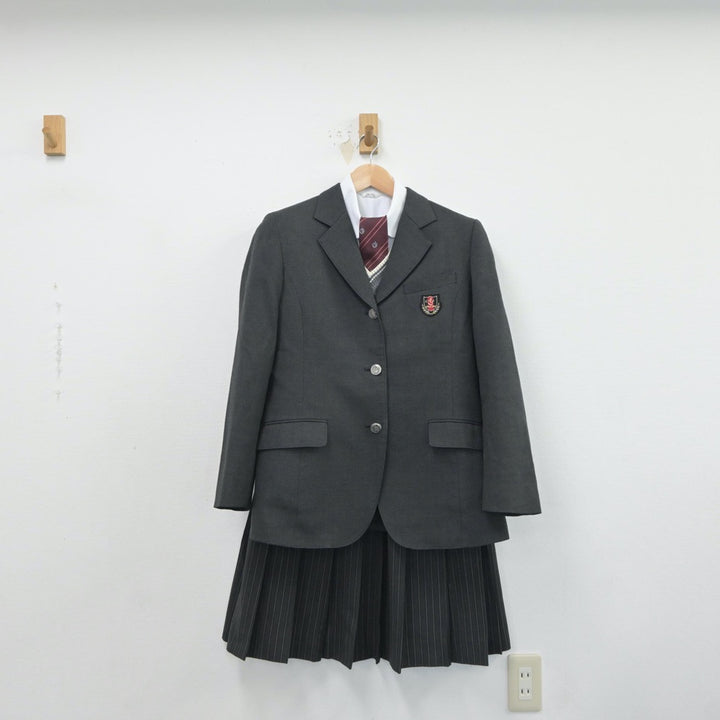 中古制服】兵庫県 明石城西高等学校 女子制服 5点（ブレザー・シャツ・ニット・スカート）sf017488【リサイクル学生服】 | 中古制服通販パレイド