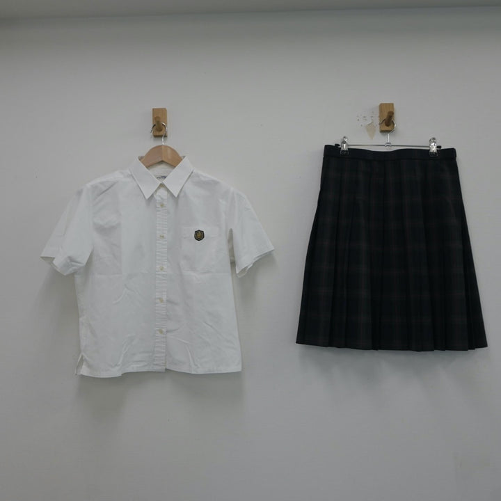 【中古制服】愛知県 誉高等学校 女子制服 2点（シャツ・スカート）sf017492【リサイクル学生服】 | 中古制服通販パレイド