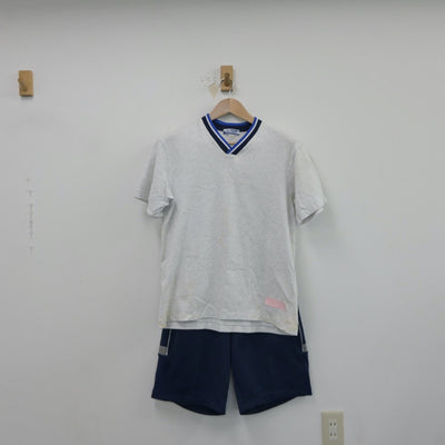 【中古】愛知県 誉高等学校 女子制服 2点（体操服 上・体操服 下）sf017493