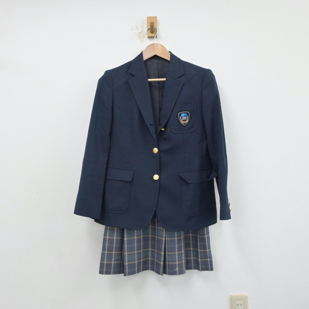 【中古】千葉県 松戸国際高等学校 女子制服 2点（ブレザー・スカート）sf017501