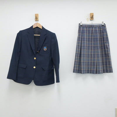 【中古】千葉県 松戸国際高等学校 女子制服 2点（ブレザー・スカート）sf017501