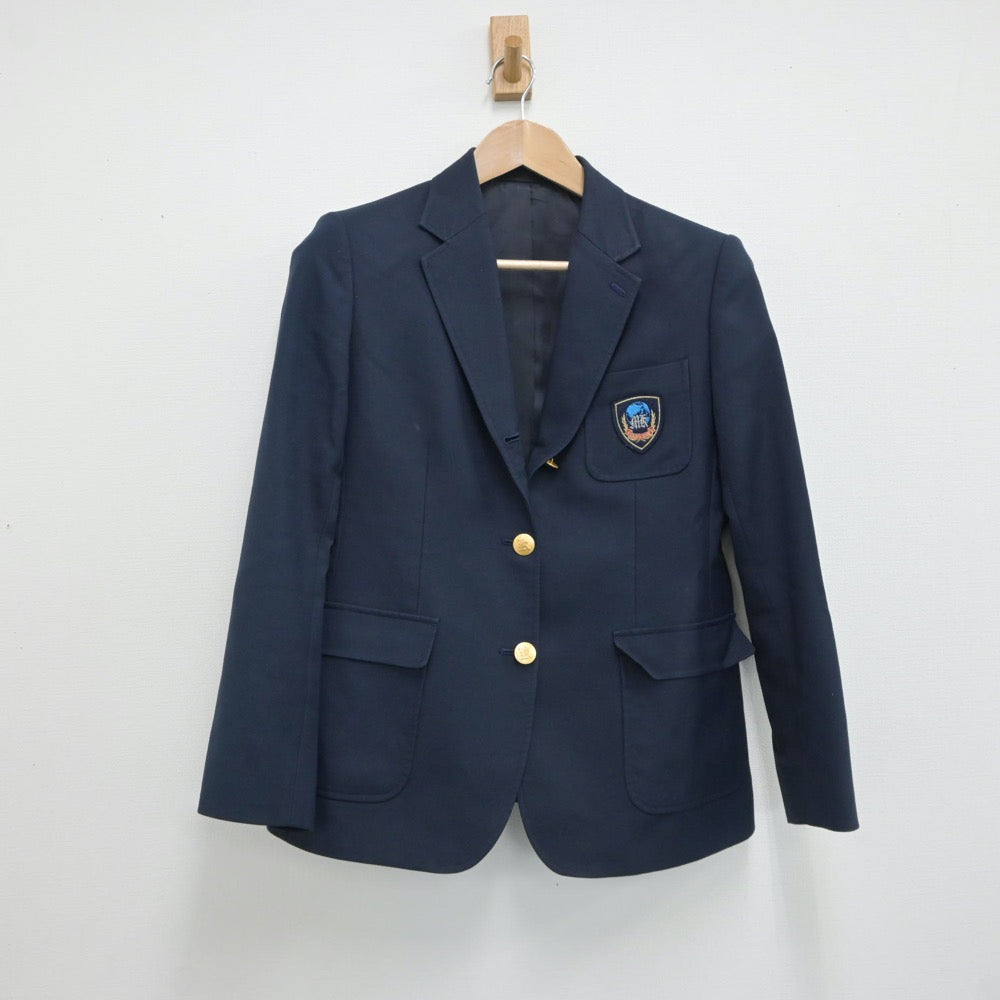 【中古】千葉県 松戸国際高等学校 女子制服 2点（ブレザー・スカート）sf017501