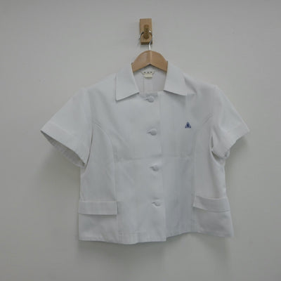 【中古】長崎県 諫早高等学校 女子制服 2点（シャツ・スカート）sf017515